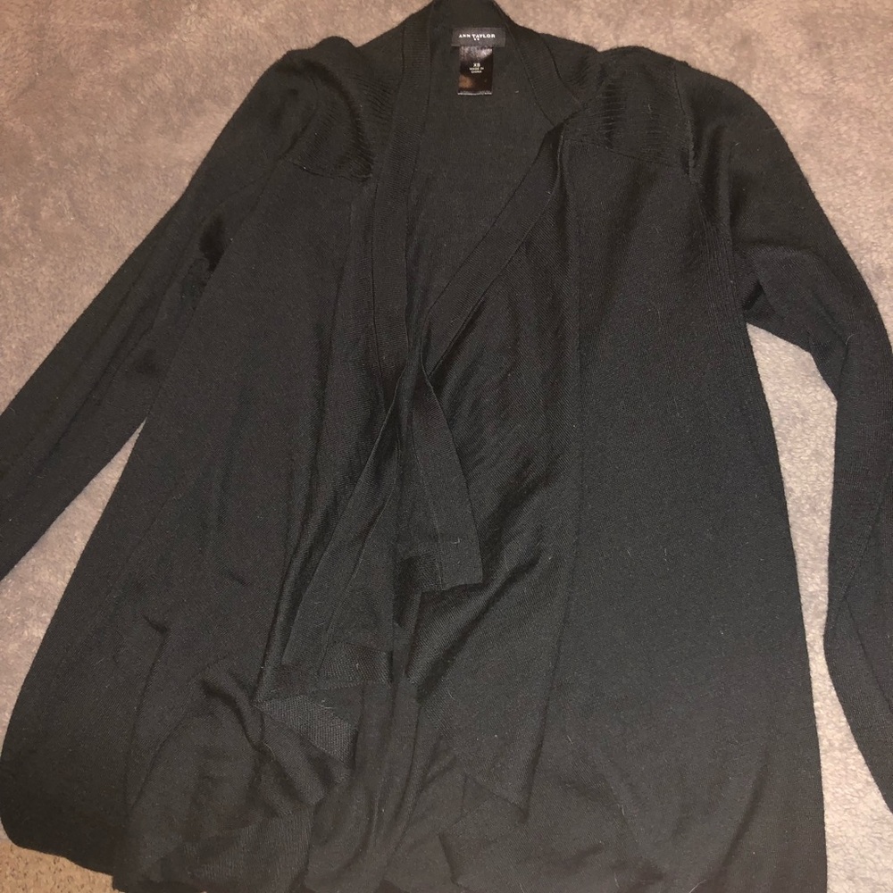 Long sleeve black cardigan